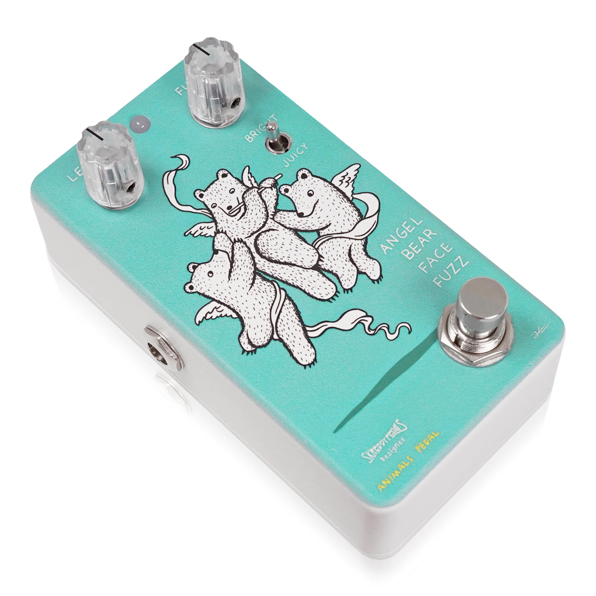 Animals Pedal Angel Bear Face Fuzz by Skreddy