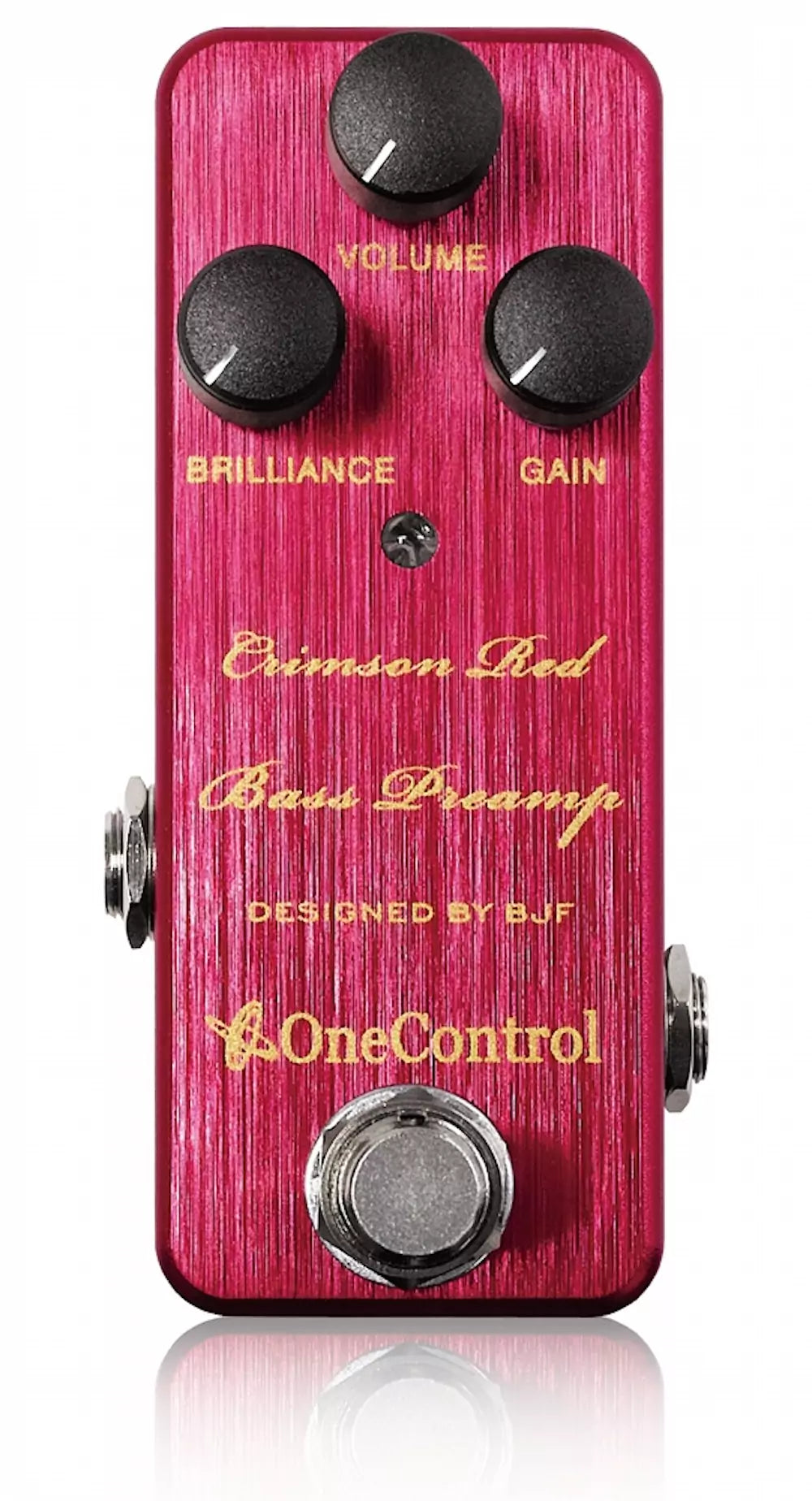 one control Crimson Red Bass Preamp One Control | Crimson Red Bass