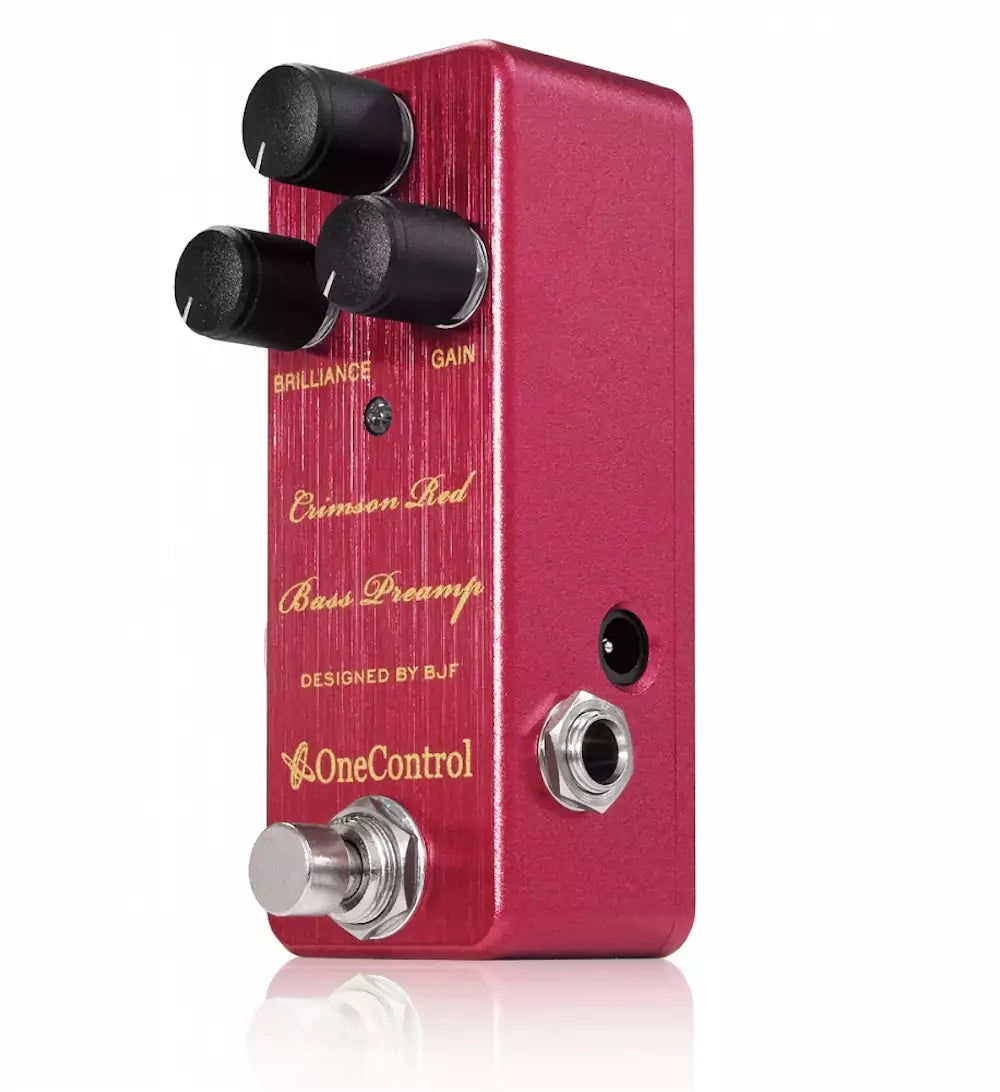 One Control BJF Crimson Red Bass Preamp