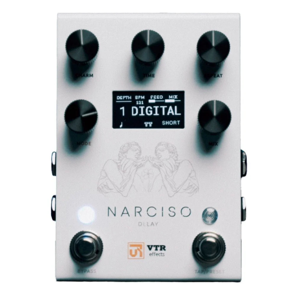 analog stereo delay pedal VTR Effects NARCISO Stereo Delay
